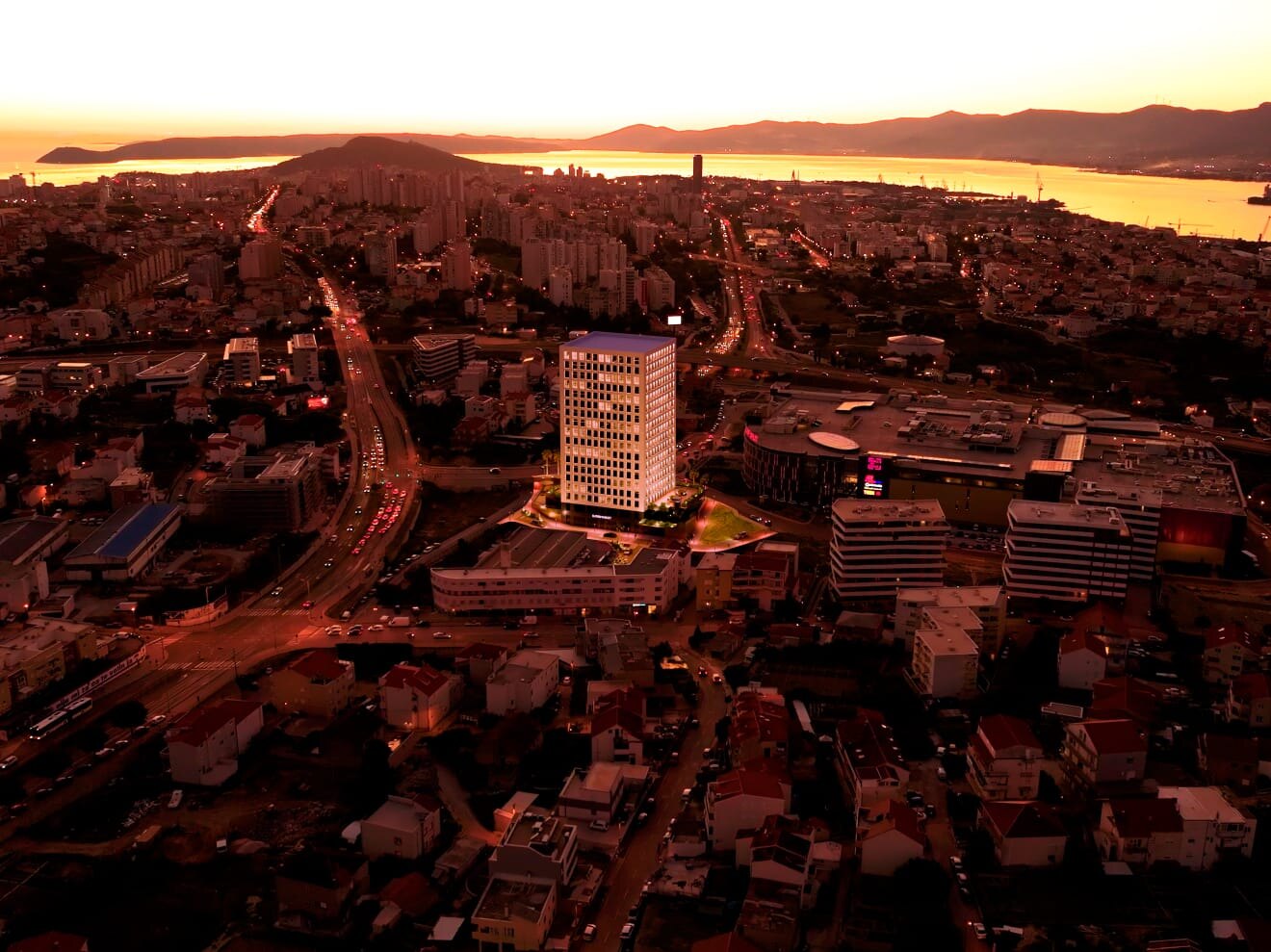 Adria Sky Tower i okolica
